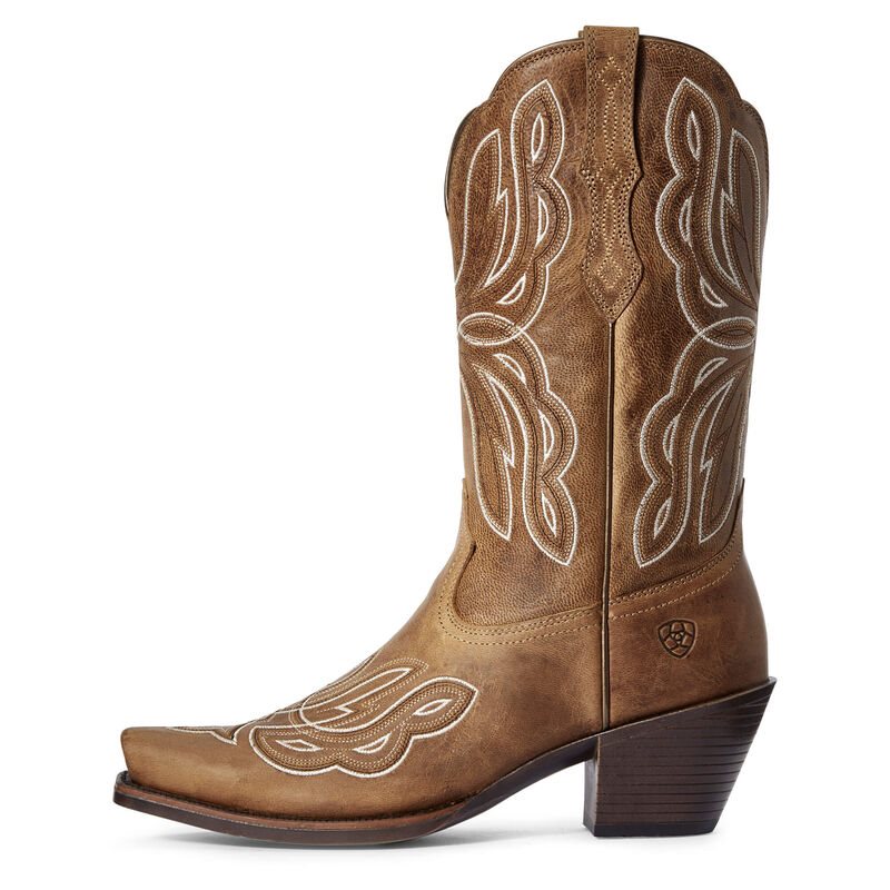 Ariat Mirabelle Turuncu Kahverengi Western Csizma Bayan (38016-290)